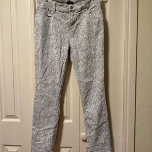 Gray Patterned Pants
